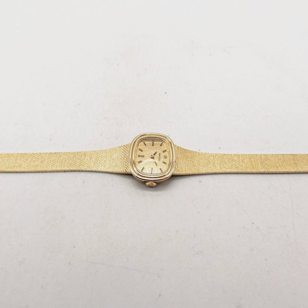 ROLEX CELLINI 14k Yellow Gold 17mm Ladies Dress Watch & BOX - Picture 6 of 10